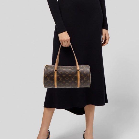 Authentic LOUIS VUITTON Monogram Papillon 30 Brown - Picture 3 of 13